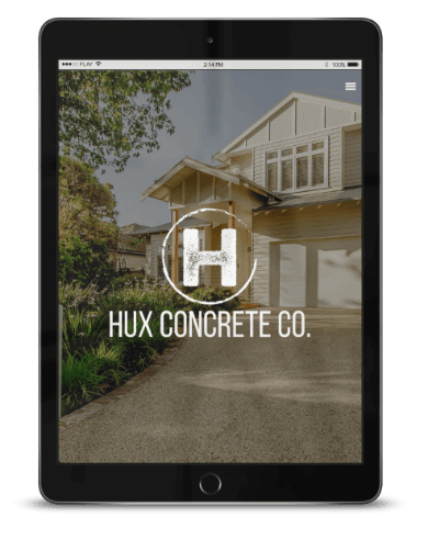 Hux Concrete Co SEO campaign